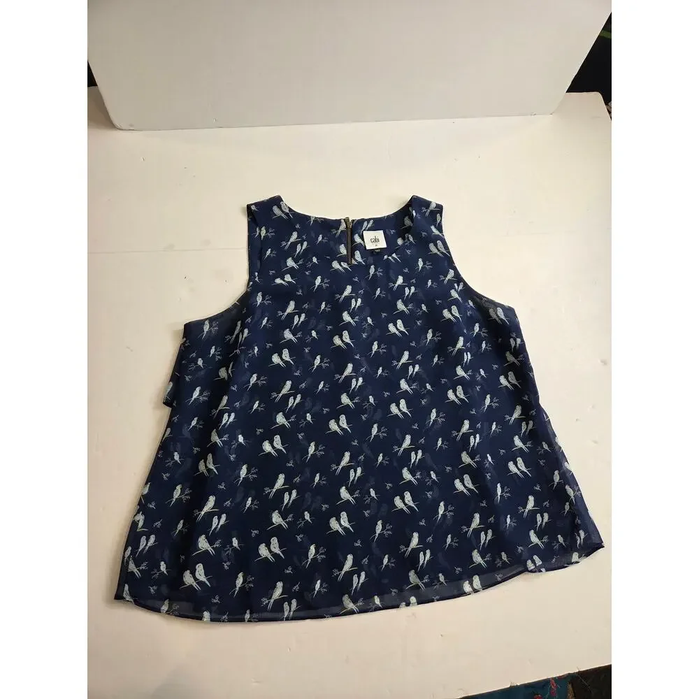 CAbi Lot of 5 Sleeveless Womens Tops Medium Lightweight Summer - Picture 12 of 15